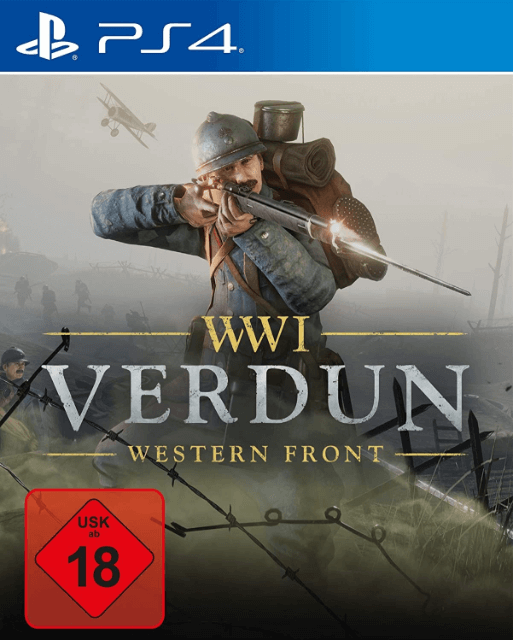 WW1 Verdun Western Front box art for Playstation 4